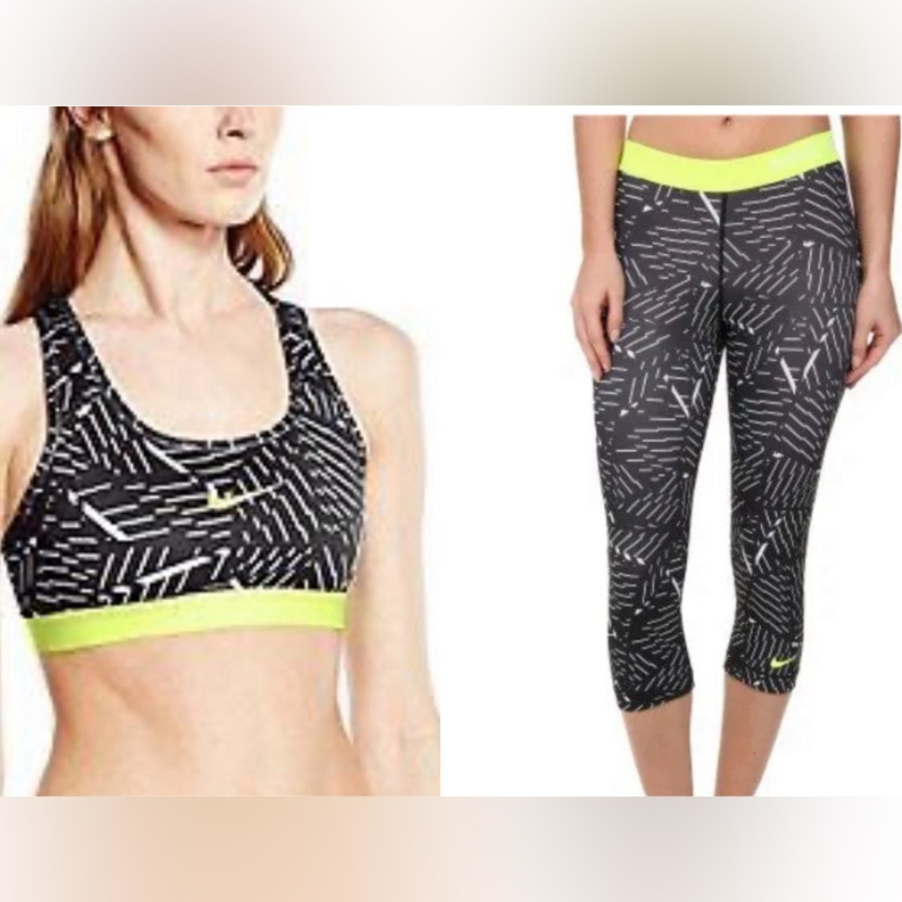 Graphic Black and White Nike Set